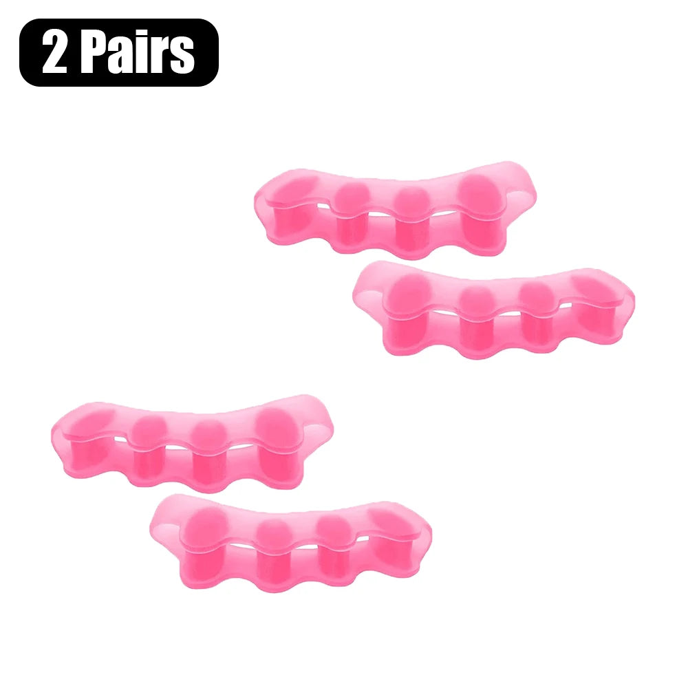 Toe Separators Doctor Recommended Correct Foot and Bunion Pain,Plantar Fasciitis Toe Straightener to Improve Functional Mobility